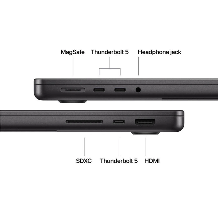 Apple MacBook Pro laptop M5 Pro 14.2 24GB 1TB Mac OS Space Black