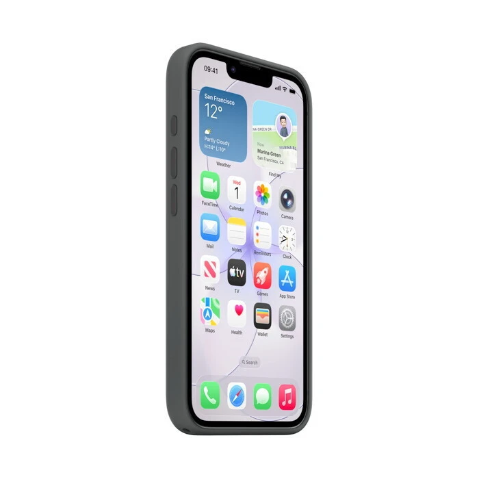 Apple Silicone Case with MagSafe for iPhone 17 Pro Max - Black