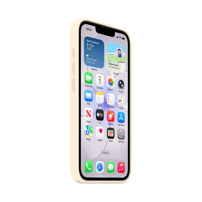 Apple Θήκη Σιλικόνης με MagSafe για iPhone 17 Pro Max - Vanilla