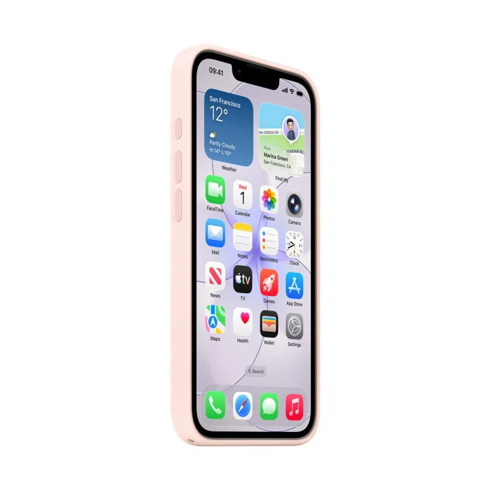 Θήκη σιλικόνης Apple με MagSafe για iPhone 17 Pro Max - Soft Pink