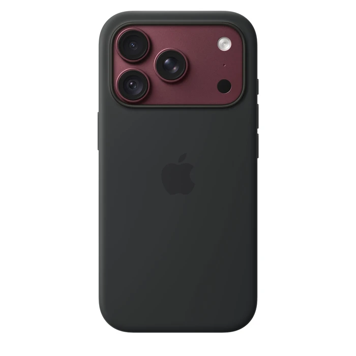 Apple Θήκη Σιλικόνης με MagSafe Μαύρο (iPhone 18 Pro)