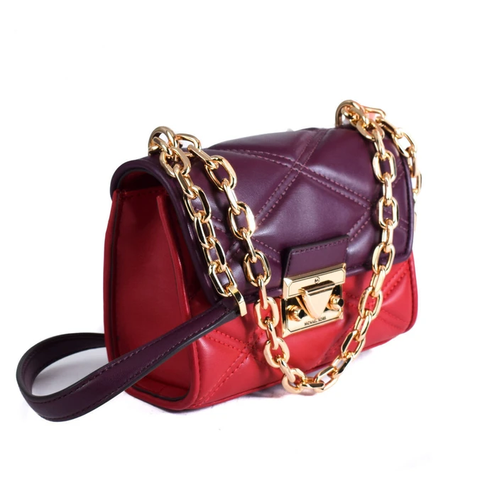 Michael Kors Γυναικεία Τσάντα Χιαστί 35F2GNRC1T - Κόκκινη (Chili Multi)