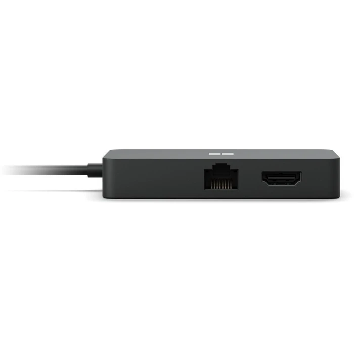 Microsoft Surface Travel Hub Dock / USB-C Docking Station with HDMI 4K, Power Delivery, Ethernet - Black
