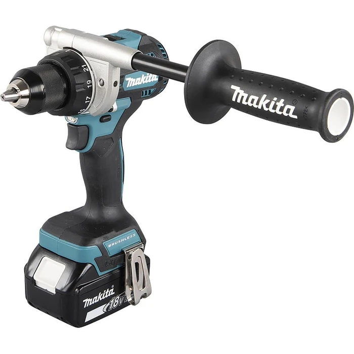 Makita DDF492RTJ Cordless Drill Driver 18V Kit (2x 5.0Ah Batteries, DC18RC Charger, Makpac Case)