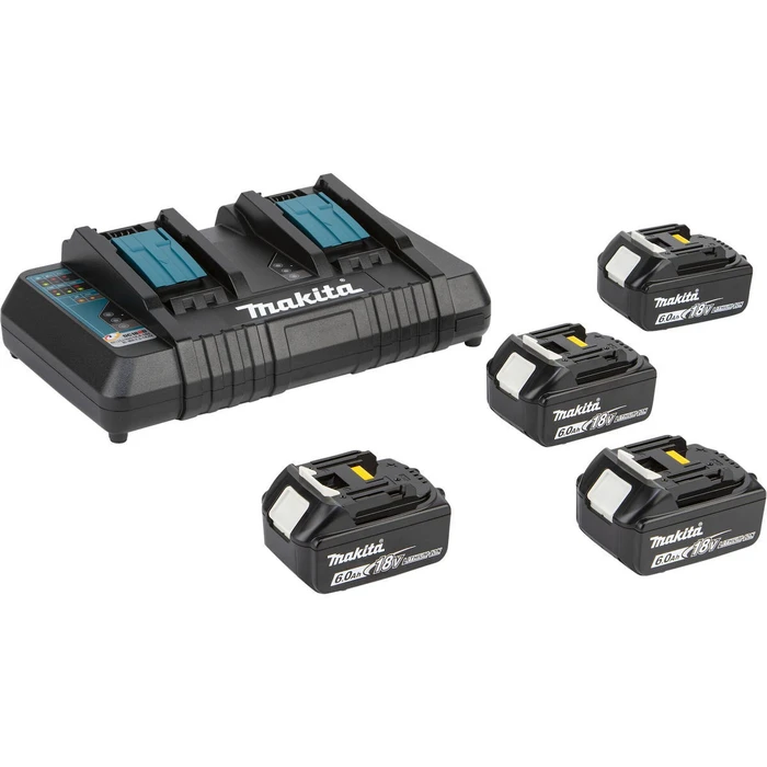 Makita DUC353PG4 Cordless Chainsaw 2x18V (36V), 35 cm - Kit with batteries & charger