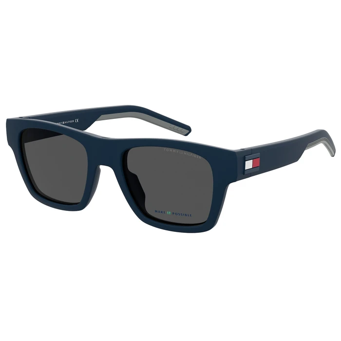 Tommy Hilfiger Men's/Unisex Sunglasses TH1975/NS FLL – Navy Frame, Grey Lens – 54/19/145 mm