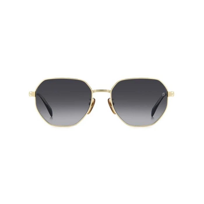 DAVID BECKHAM Men's Sunglasses DB1162FSRHL – Metal Frame, Grey Gradient Lenses (56/19/145)