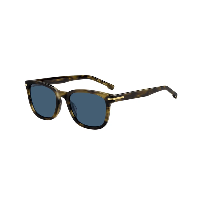 HUGO BOSS BLACK Men's Sunglasses BOSS1722/G/S 517 (54/20/145) Brown lenses, Acetate frame, Category 3