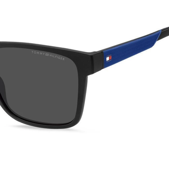 Tommy Hilfiger Men's Sunglasses TH-2144-S D51/IR (55/19/145) Black Frame Grey Lens