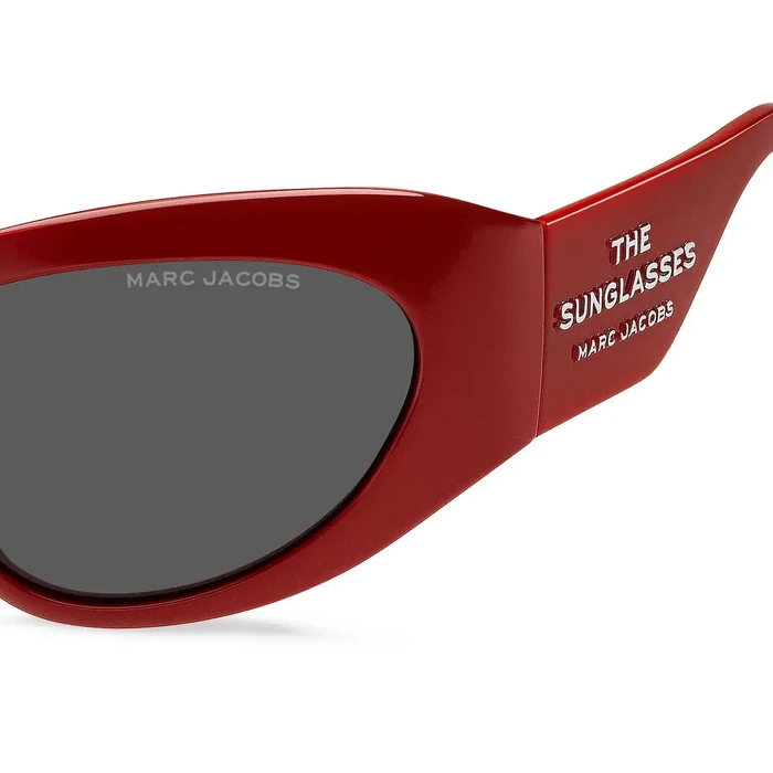 Marc Jacobs Women's Sunglasses MARC 773/S C9A/IR - Red Acetate Frame, Grey Photochromic Lenses, 62/18/120 mm