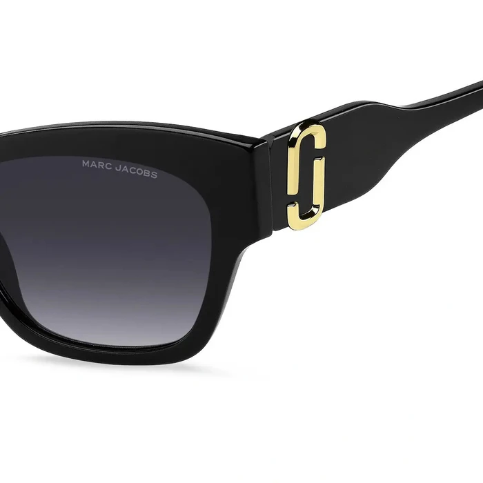 Marc Jacobs Women's Sunglasses MARC 762/S 807 (54/19/140) - Black Acetate Frame, Grey Degraded Lenses