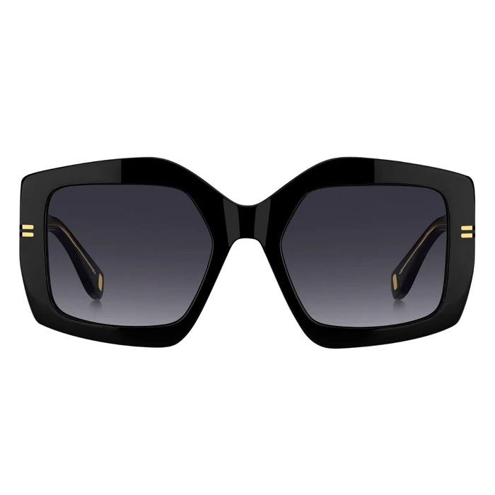 Marc Jacobs Women's Sunglasses MJ-1109/S-807 – Black Acetate Frame, Grey Degraded Lenses (53/20/145)