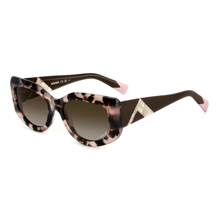 Missoni Women's Sunglasses MIS 0198/S 0T4 – Cat Eye, Brown Gradient Lenses, Acetate Frame (54/19/140 mm)