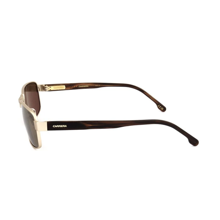CARRERA C FLEX 09/G/S AOZ Men's Sunglasses – Gold Metal Frame with Grey Lens (58/17/145)