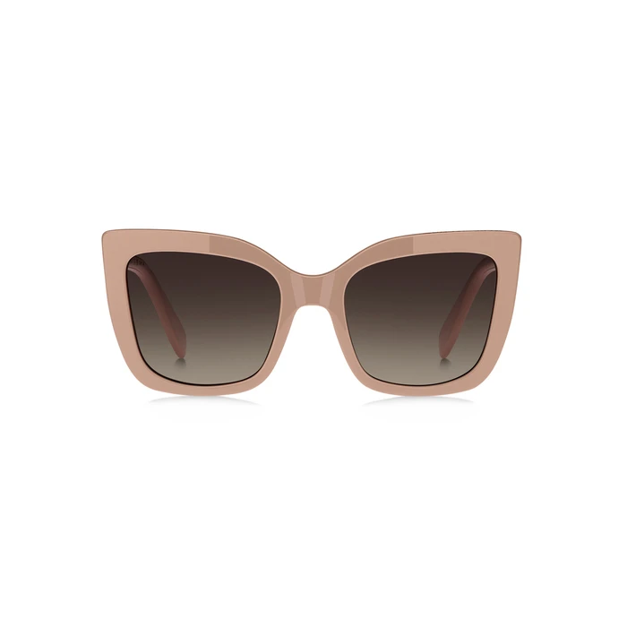 THE MARC JACOBS Women's Sunglasses MARC 811/S 35J – Pink Acetate Frame, Brown Gradient Lenses (54/20/140)
