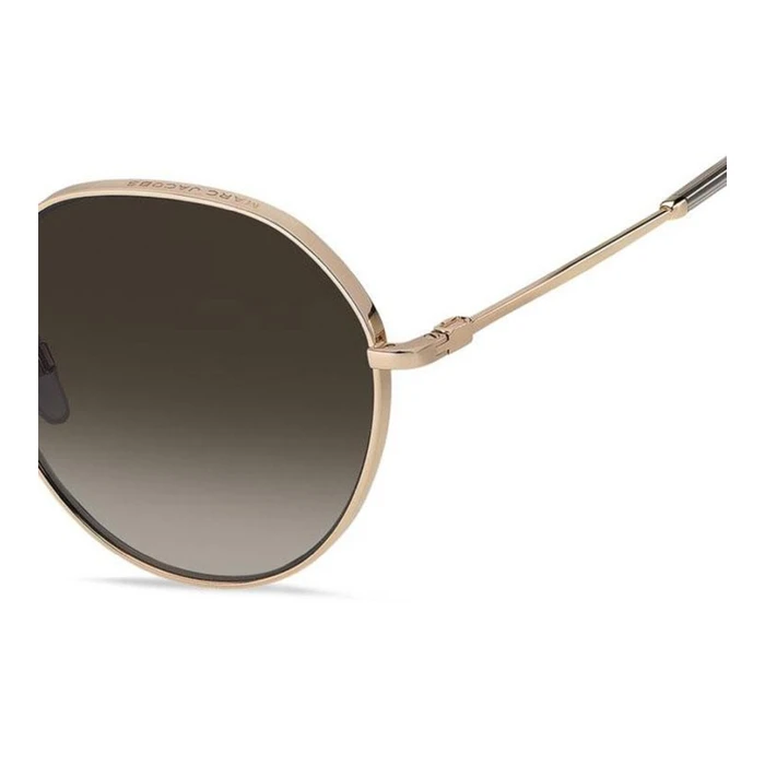 Marc Jacobs Women's Sunglasses MARC 830/F/S PY3 – Gold metal frame, brown gradient lenses (58/18/145)