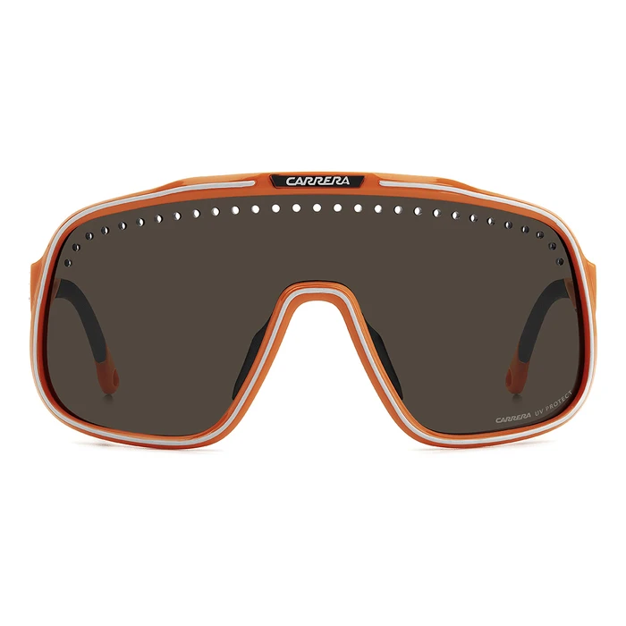 CARRERA Unisex Sunglasses C-SPORT-02-S A1W/IR (Orange frame, Grey lenses, 99/01/130 mm)