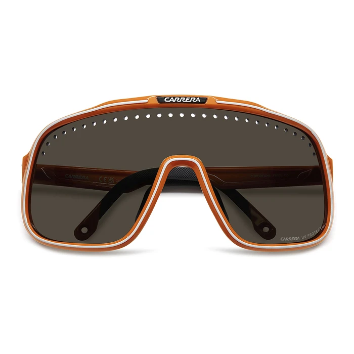 CARRERA Unisex Sunglasses C-SPORT-02-S A1W/IR (Orange frame, Grey lenses, 99/01/130 mm)