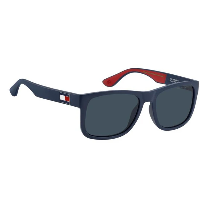 Tommy Hilfiger Men's Sunglasses TH1556/N/S 8RU - Navy Blue Plastic Frame, Blue Lenses, 56/18/140 mm