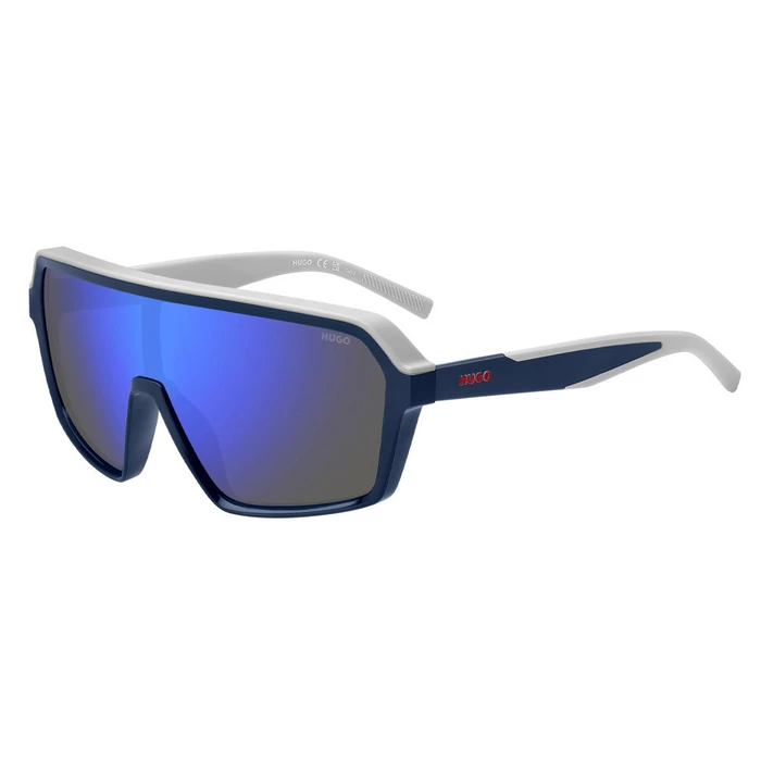 HUGO Men's Aviator Sunglasses HG1334GSXW0 (99/01/135 mm) Blue Gradient Lens