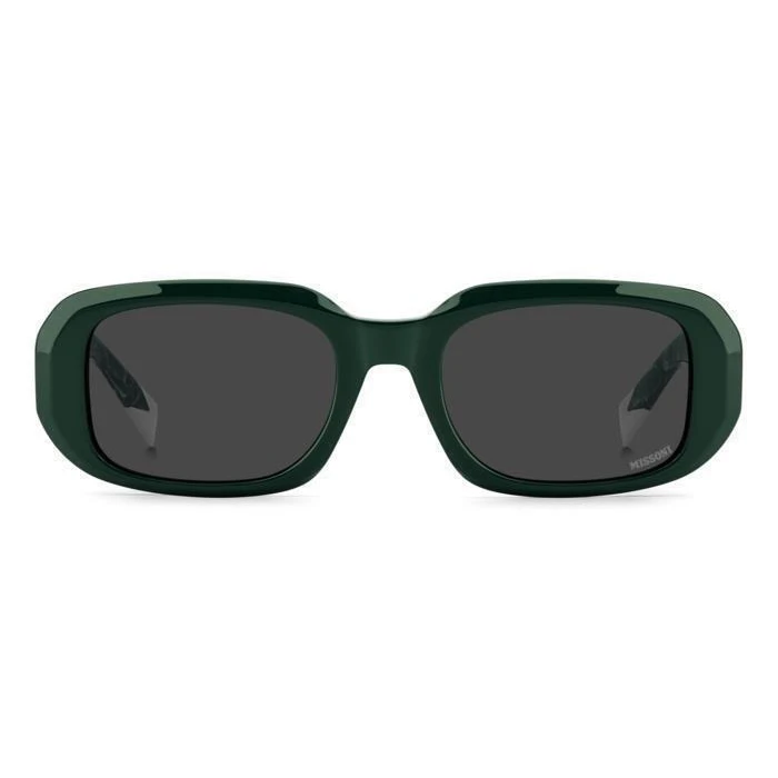 MISSONI Women's Sunglasses MIS0220/S 1ED (52/20/140) - Acetate Frame Green, Grey Lenses, Category 3