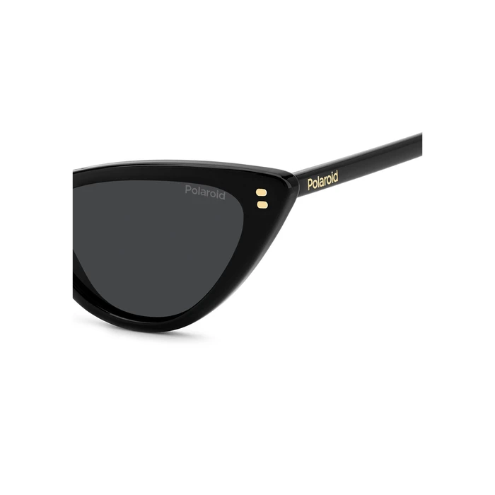 Polaroid Women's Sunglasses PLD6246/S 807/M9 – Cat Eye, Grey Polarized Lenses, Black Frame (52/18/140 mm)