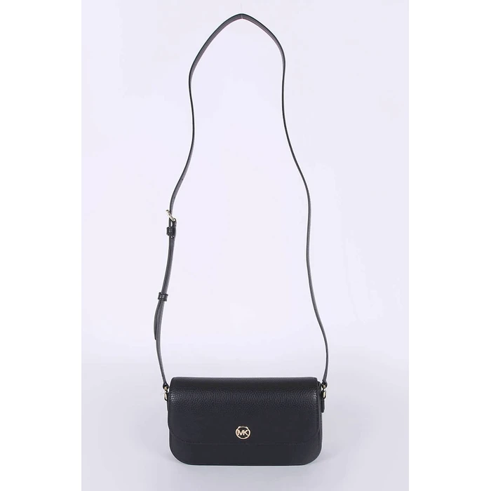 Michael Kors Jet Set Travel Leather Women's Shoulder Bag Black