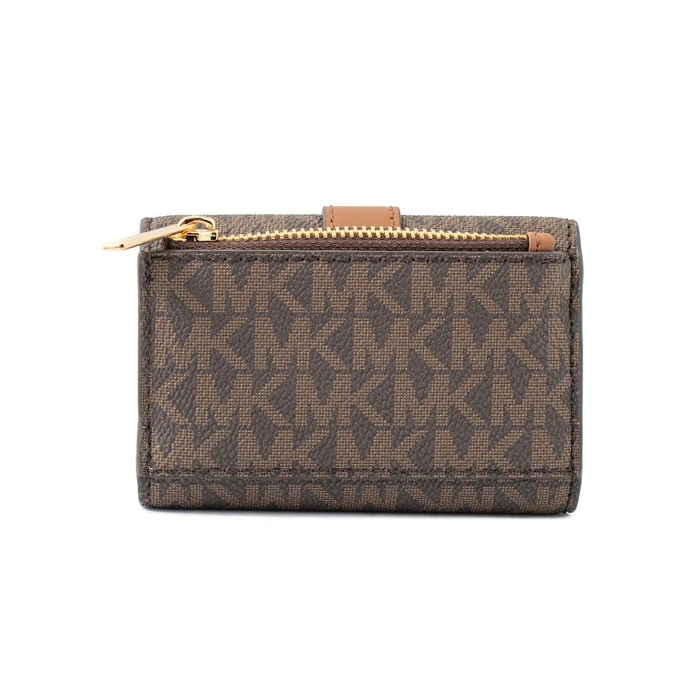 Michael Kors Μικρό Γυναικείο Πορτοφόλι Καφέ 35S5GGRK4B-BRO
