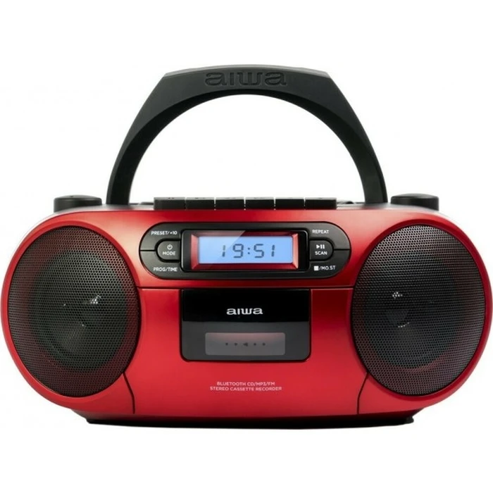 Φορητό Ραδιο-CD/MP3/USB/Kασετόφωνο Aiwa με Bluetooth ΒΒΤC-550 RD