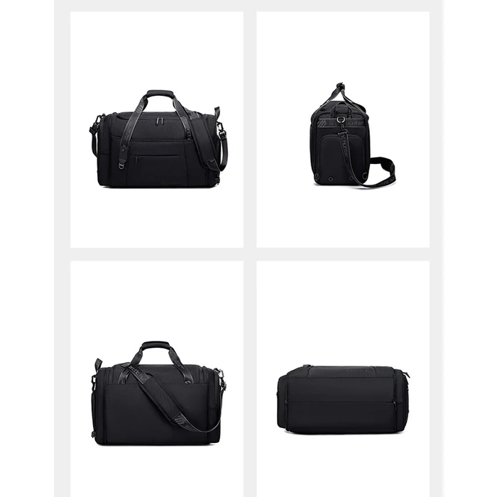 ARCTIC HUNTER Τσάντα Ταξιδίου Πτυσσόμενη 30L Μαύρη