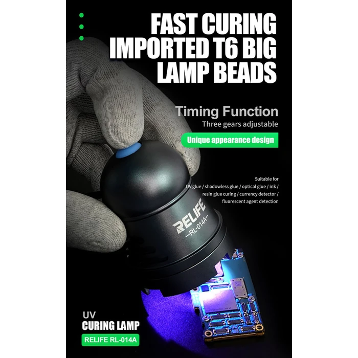 RELIFE Λάμπα UV για στέγνωμα κόλλας UV USB 10W