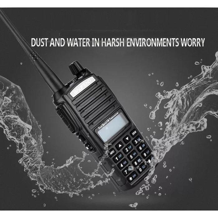 BAOFENG ασύρματος πομποδέκτης UV-82 5W VHF UHF μαύρος