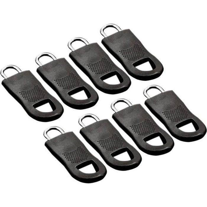 Unbranded Ανταλλακτικά γατζάκια για φερμουάρ 35mm μαύρο 8τμχ