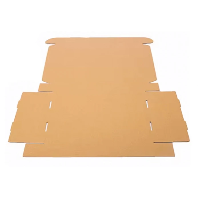 UNBRANDED Χαρτοκιβώτιο συσκευασίας τρίφυλλο 25x20x7cm καφέ 50τμχ