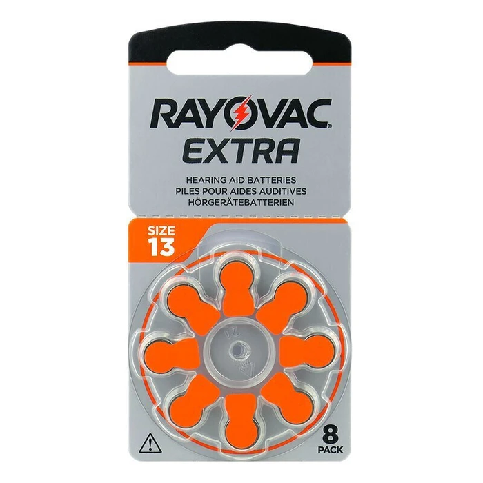 Μπαταρίες Ακουστικών Βαρηκοΐας Rayovac Extra V13 (8τμχ)