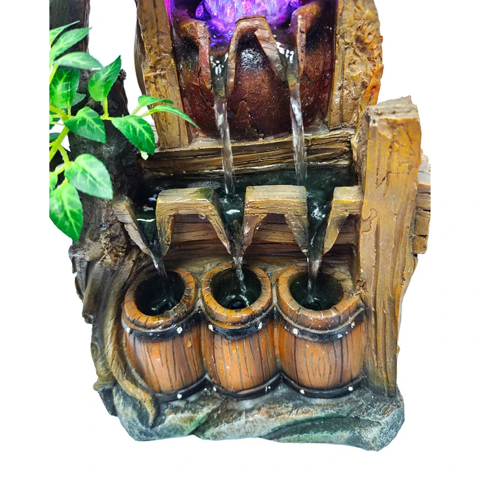 HOME USE διακοσμητικό συντριβάνι φωτιζόμενο