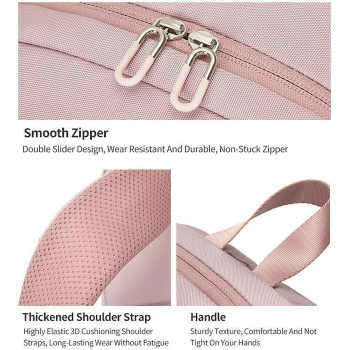 CHANTRIA Backpack CB00638 with 15.6 inches Laptop Compartment 20.2L Black