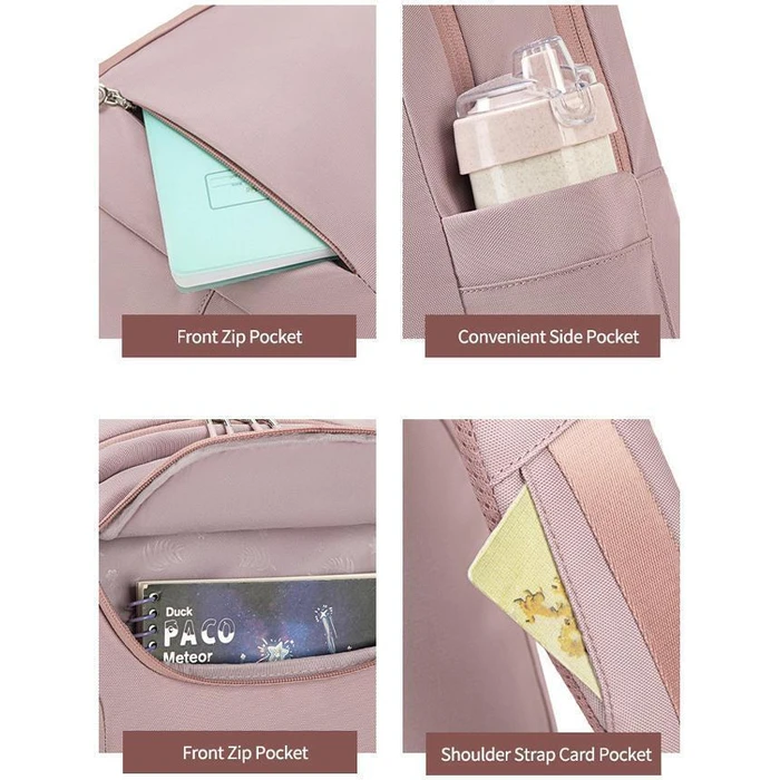 CHANTRIA Backpack with 15.6 inch Laptop Compartment 20.2L Purple