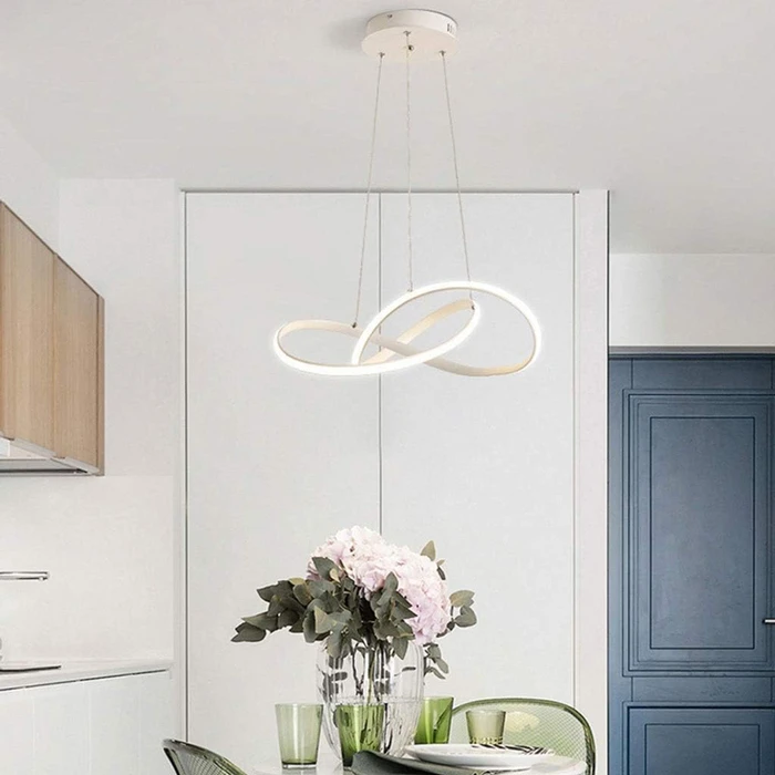 POWERTECH LED φωτιστικό οροφής HLL-0164 50W 4000K Φ60cm 1m λευκό