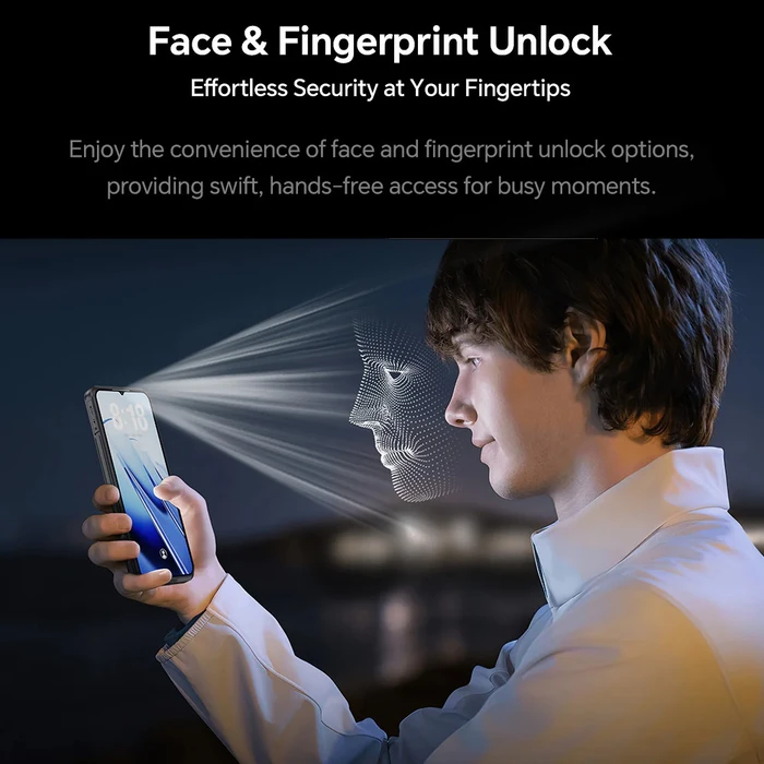 OUKITEL Smartphone WP52 6.6 4 256GB 5G 6500mAh IP68 IP69K Μαύρο