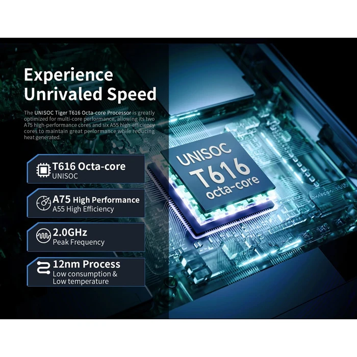 TECLAST tablet T60 12 HD 8 256GB Android 13 4G 8000mAh γκρι