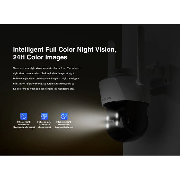 VSTARCAM Smart Camera C622 2MP WiFi PTZ SD IP66