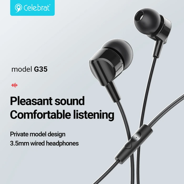 CELEBRAT Earphones με Μικρόφωνο G35