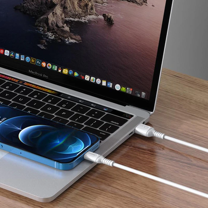 KAKUSIGA καλώδιο Lightning σε USB KSC 805 λευκό 1m