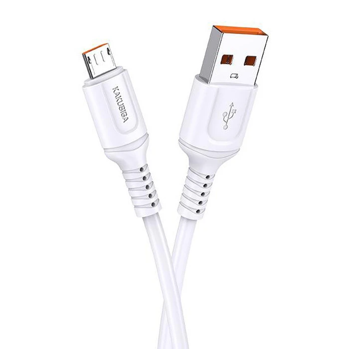 KAKUSIGA Micro USB to USB Cable KSC-805 2.4A 480Mbps 1m White
