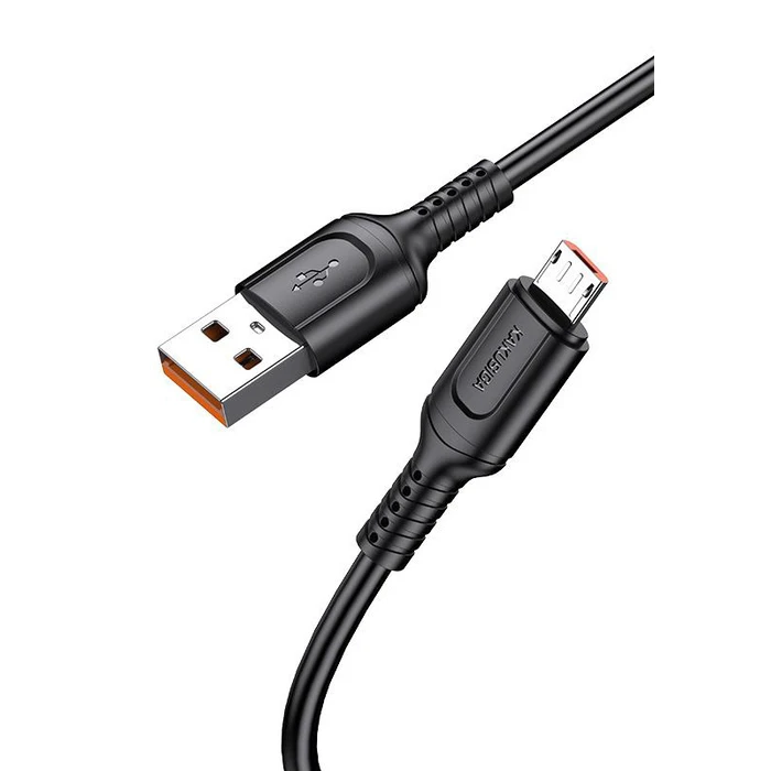 KAKUSIGA Cable Micro USB to USB KSC 805 2 4A 480Mbps 1m Black