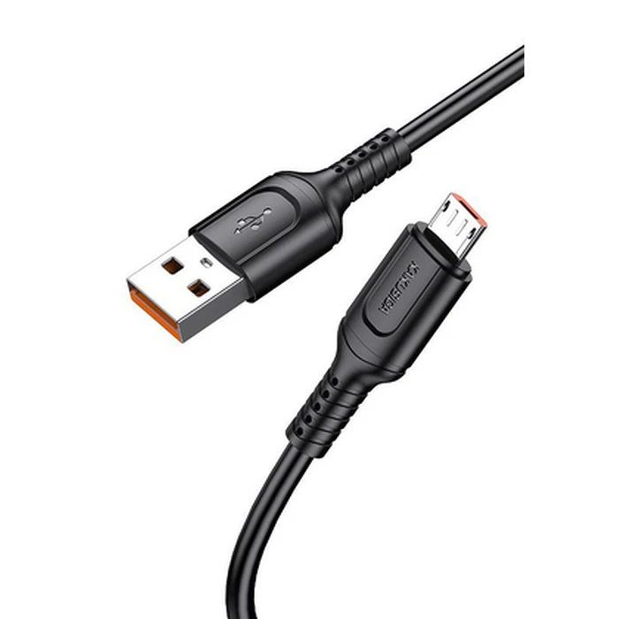 KAKUSIGA Cable Micro USB to USB KSC 805 2 4A 480Mbps 1m Black