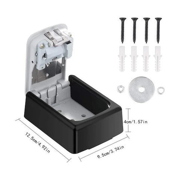 C-TECH Κλειδοθήκη Τοίχου B106 Με Συνδυασμό 4 Ψηφίων