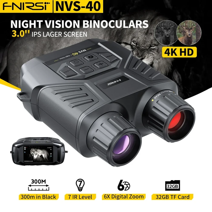 FNIRSI Digital Night Vision Binoculars NVS-40