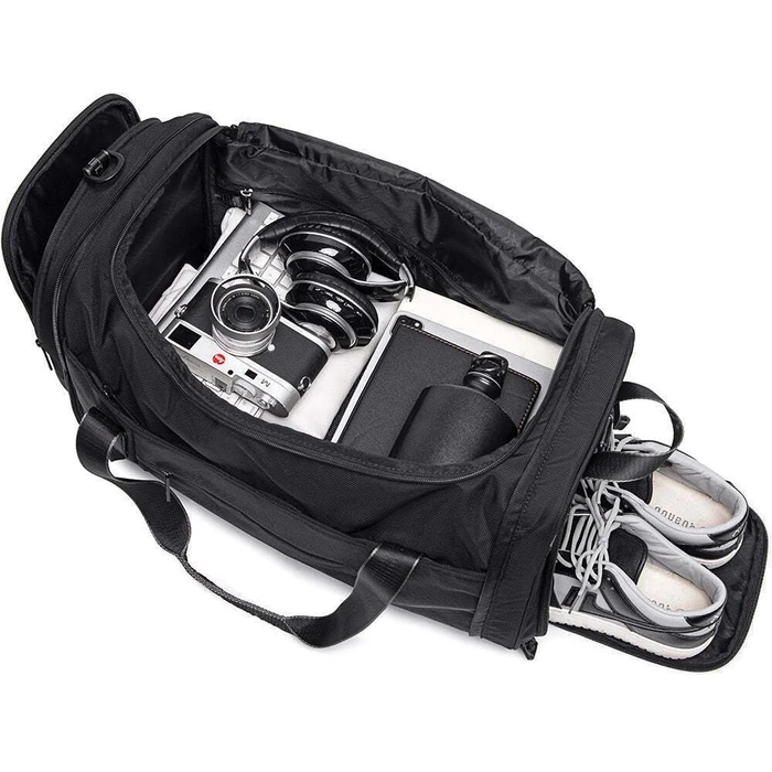 ARCTIC HUNTER Τσάντα Ταξιδίου Πτυσσόμενη 30L Μαύρη